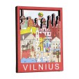 Magnetas Vilnius su blizgiu paviršiumi
